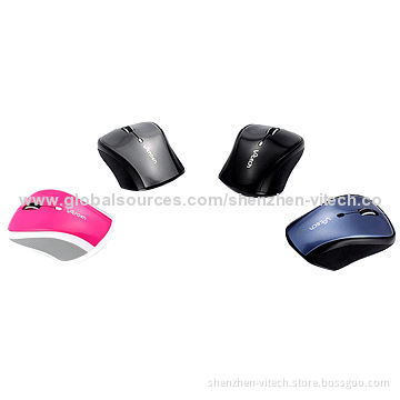 4D 2.4GHz Wireless Mice, Support Plug-and-play Function, 800 to 1,600dpi Adjustable Optical Sensor